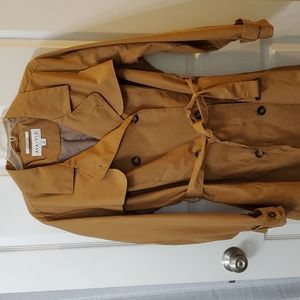Ava and Viv Plus Camel Trench Coat